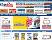 Tablet Screenshot of kiranbooks.com